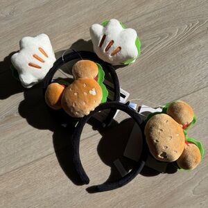 Japan Tokyo Disney Sea Hamburger and Bao Ears SET OF 2